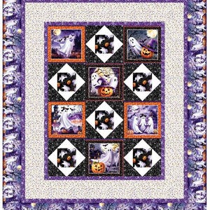 Kariertes Quiltmuster, perfekt für großformatige Printstoffe oder Paneele mit großen Quadraten, sehr vielseitig, Schwierigkeitsgrad: versicherter Anfänger