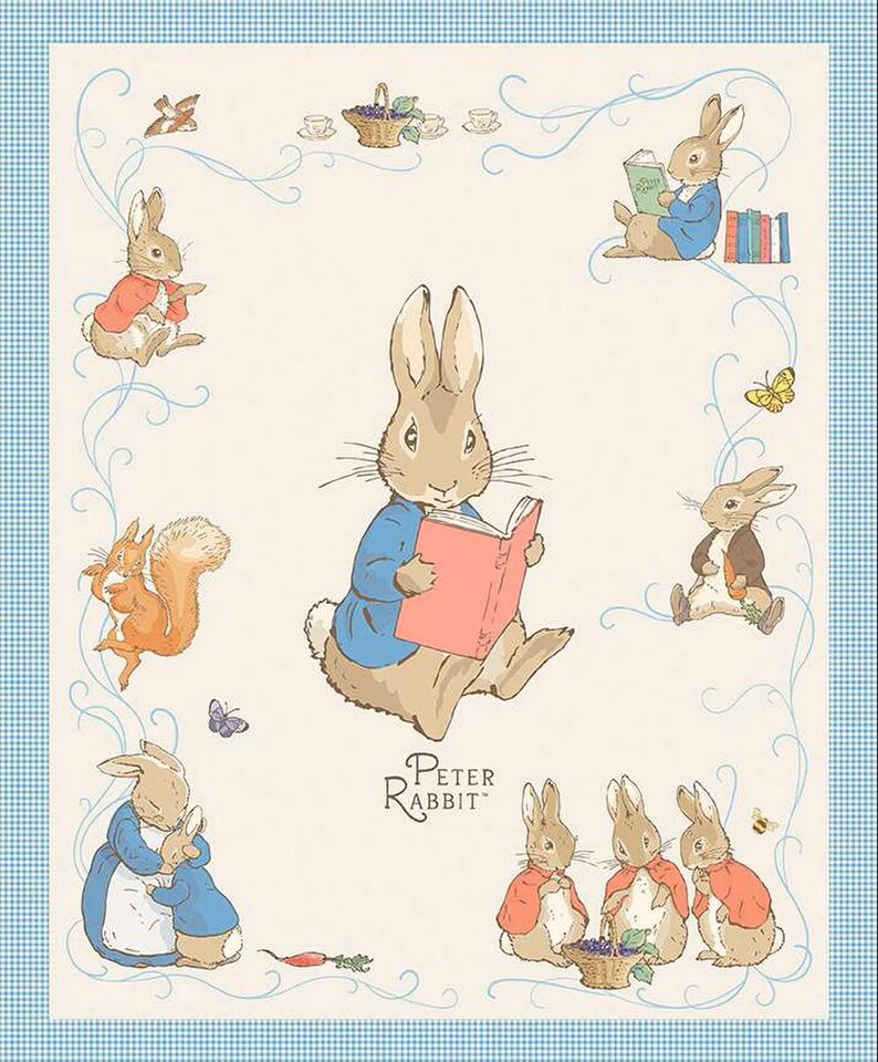 Peter Rabbit Female Rabbit MINOR Printing Flaw Peter Rabbit Panel ~36