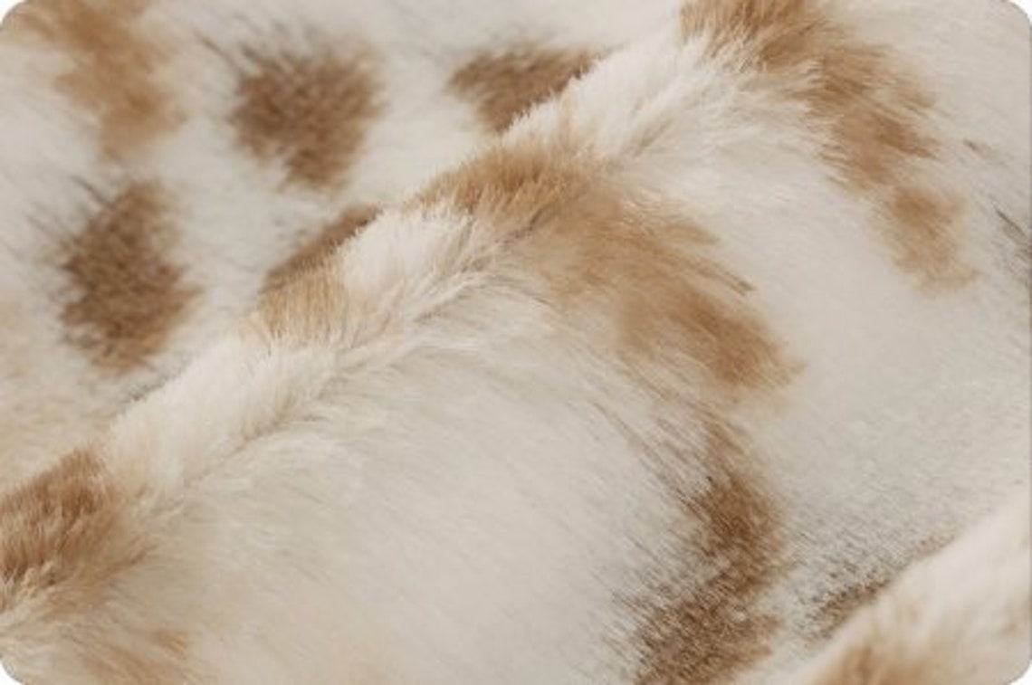 Luxe Cuddle® Siberian Leopard Minky From Shannon Fabrics 12mm Etsy