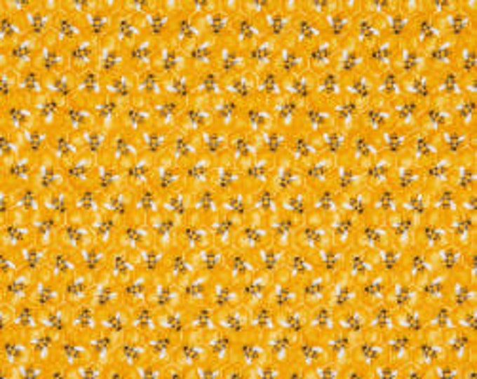 Show Me the Honey by Gaynor for Blank Quilting, Bees on Yellow
