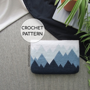 Aaron Tapestry Crochet Bag Pattern | Mountain Inspired Design (PDF Pattern)