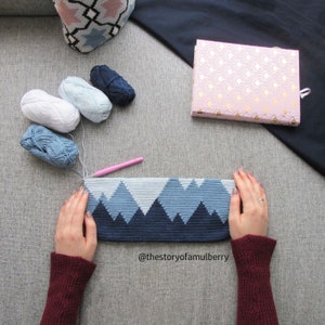 Aaron Tapestry Crochet Pattern / Crochet Bag Pattern / Tapestry Crochet Bag Pattern / Modern Crochet Pattern image 5