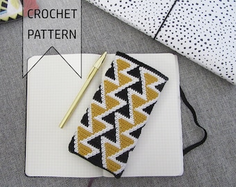 Ziva Tapestry Crochet Pattern / Crochet Bag Pattern / Modern Crochet Pattern / Easy Crochet Pattern / Geometric Crochet Bag