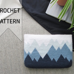 Aaron Tapestry Crochet Pattern / Crochet Bag Pattern / Tapestry Crochet Bag Pattern / Modern Crochet Pattern image 1