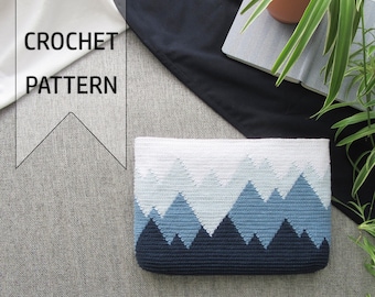 Aaron Tapestry Crochet Pattern / Crochet Bag Pattern / Tapestry Crochet Bag Pattern / Modern Crochet Pattern