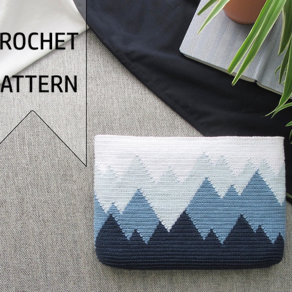 Aaron Tapestry Crochet Pattern / Crochet Bag Pattern / Tapestry Crochet Bag Pattern / Modern Crochet Pattern