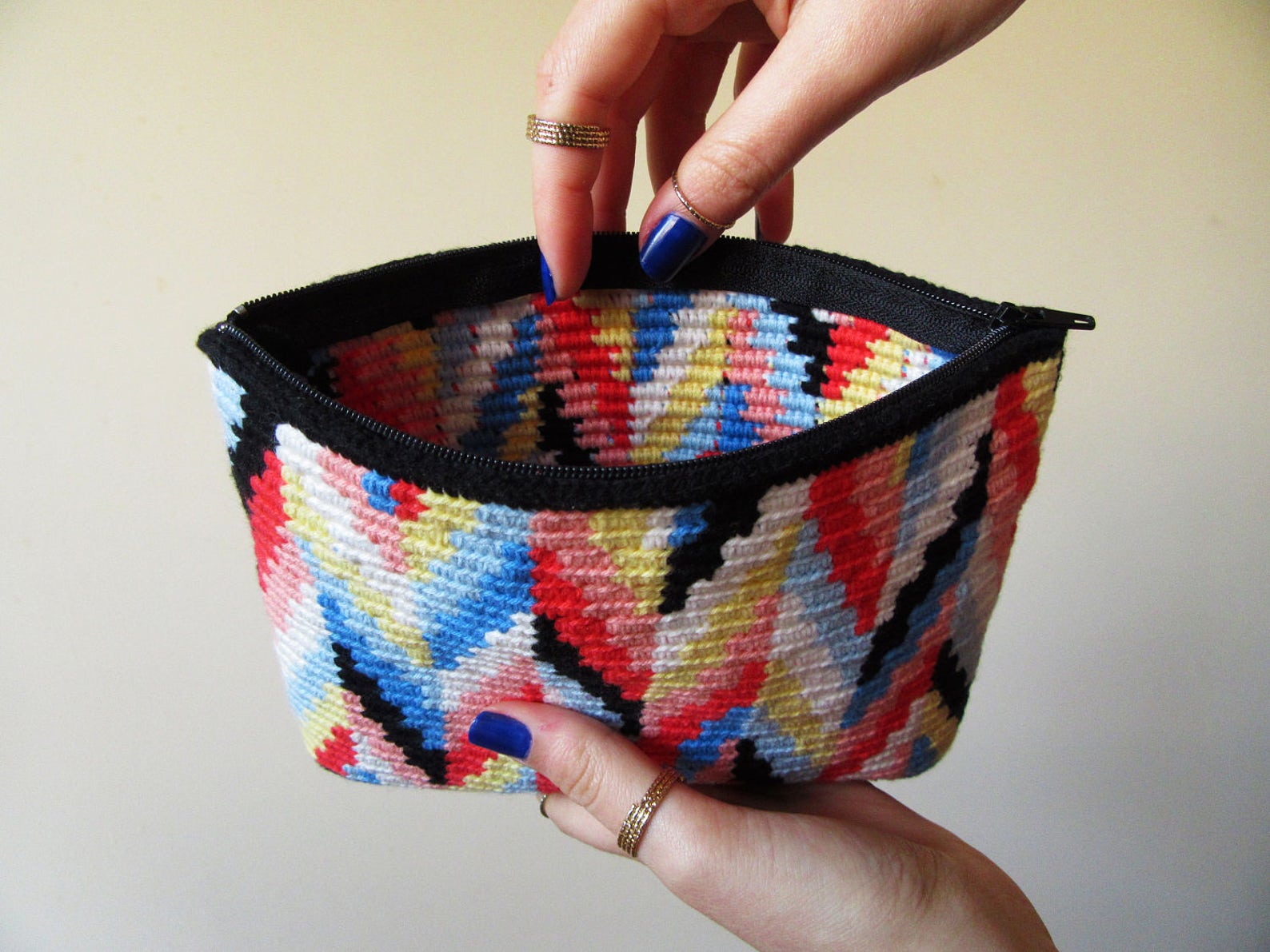Tapestry Crochet Bag Pattern / Crochet Pouch Pattern / Modern Etsy UK