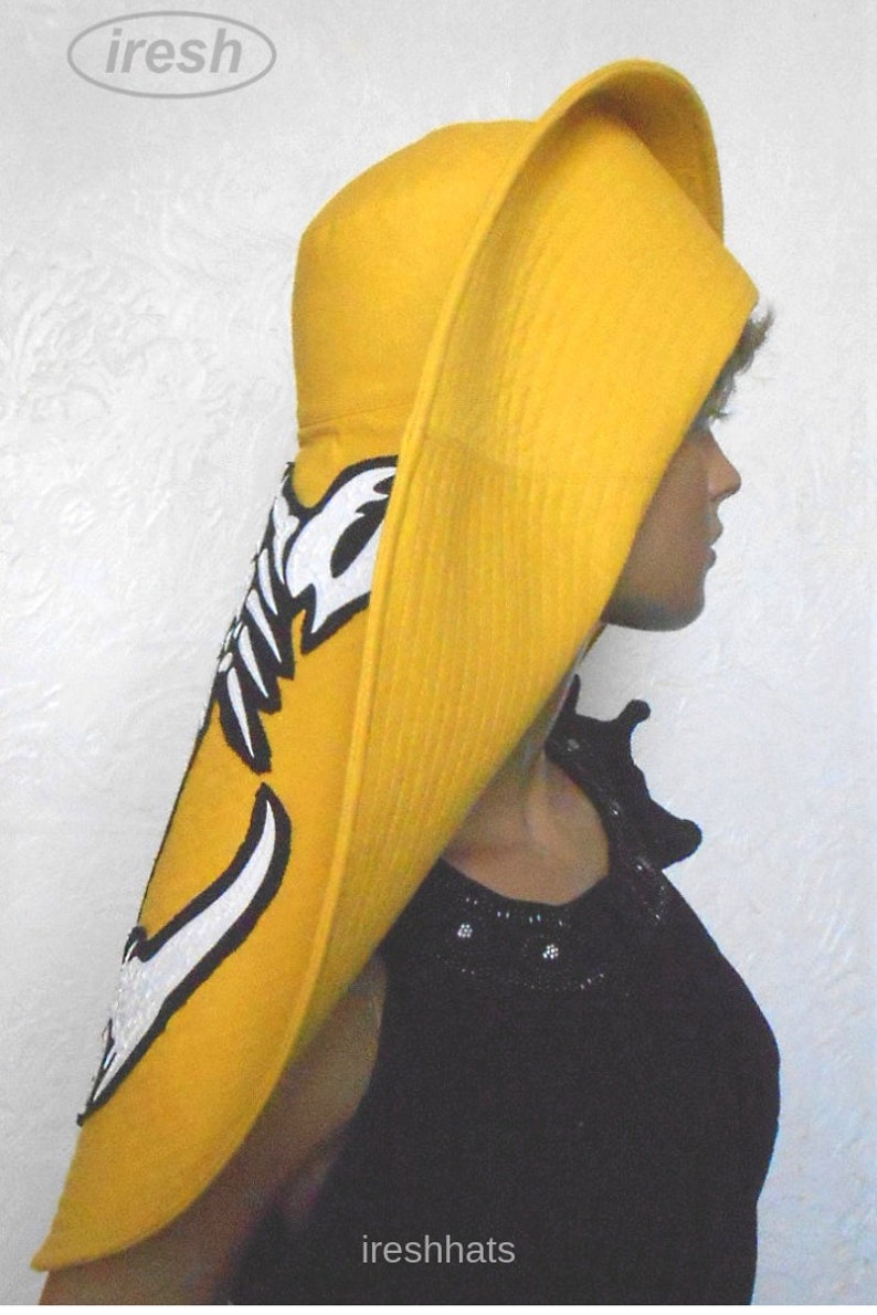 Wide Brims Summer Hat Womens Linen Hats Yellow Sun Hat Etsy