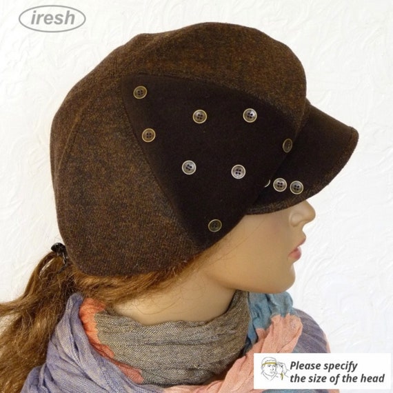 winter newsboy cap