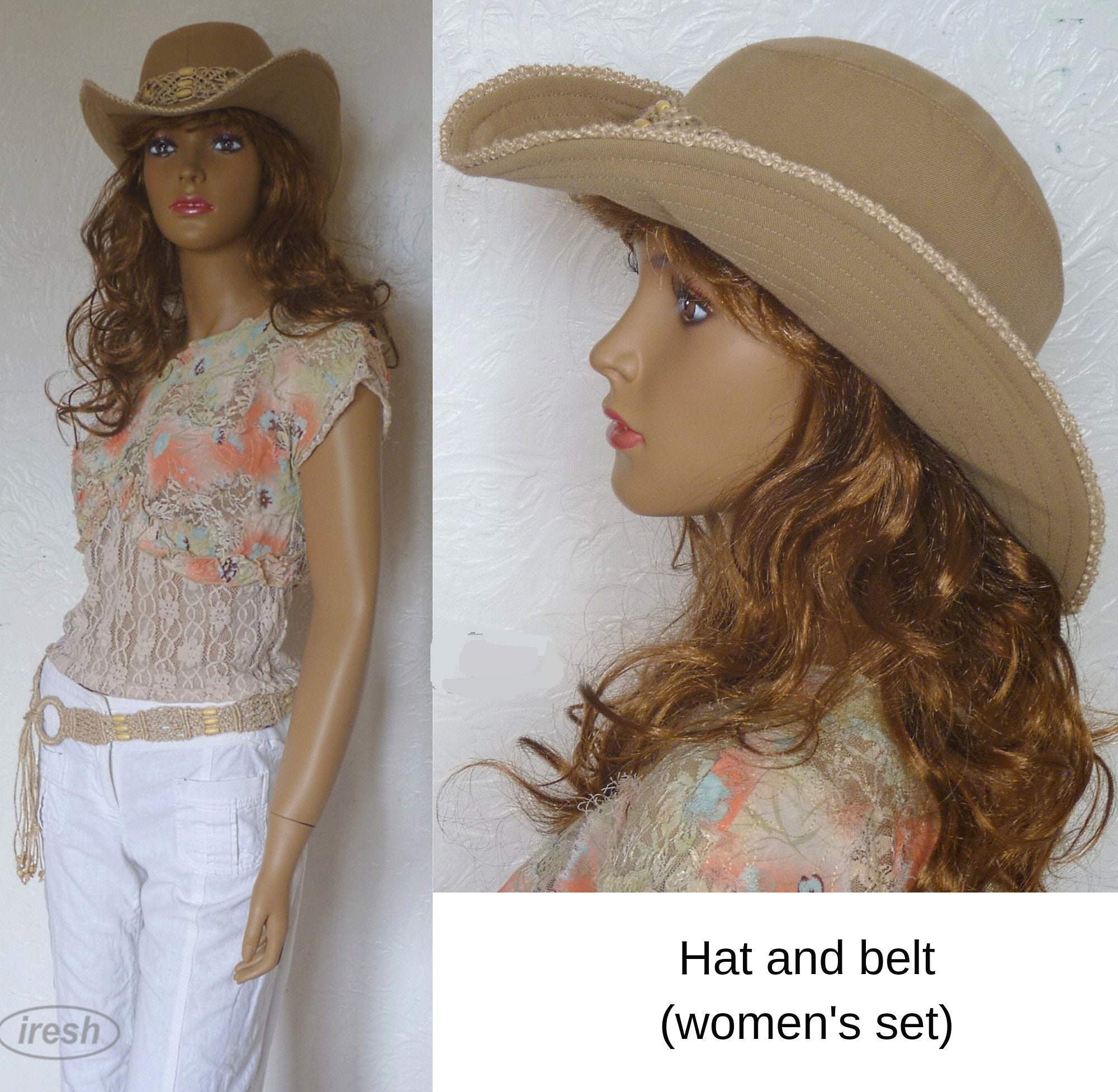Cowboy Hat and Belt Cotton Cowboy 