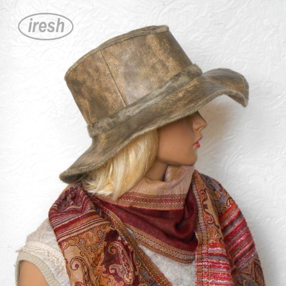 leather stetson hat
