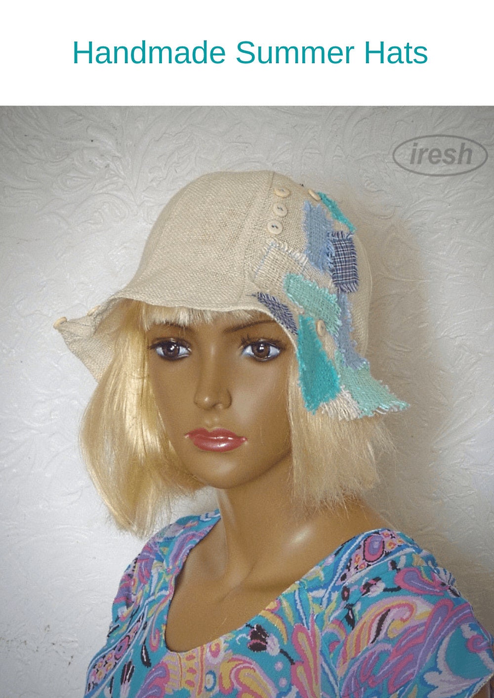 Womens White Hat Beige Linen Hat Linen Sun Hat Womens Etsy