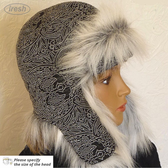 fur trapper hat womens