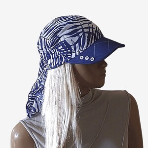 Bandana à Visière Pour Femme - Bandeau Coton, Foulard, Chapeau De Soleil, Sport, Protection UV
