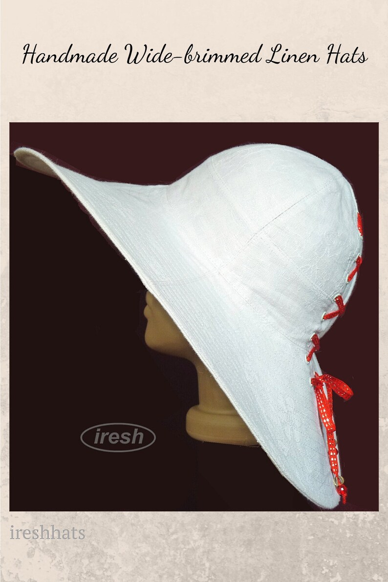 White widebrimmed hat Women