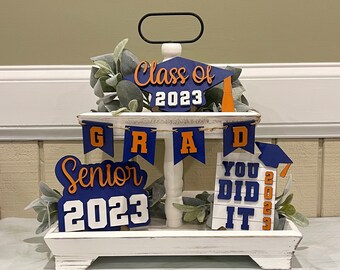 Class of 2023 | Graduation | Tiered Tray Set