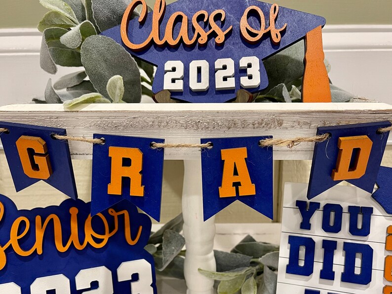 Class of 2023 Graduation Tiered Tray Set image 6