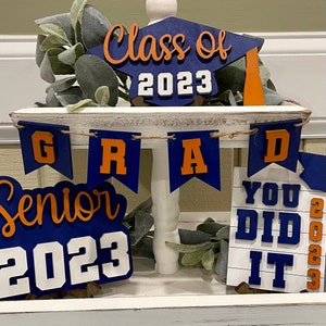 Class of 2023 Graduation Tiered Tray Set image 7