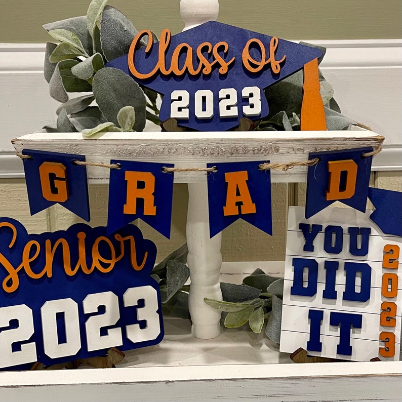 Class of 2023 Graduation Tiered Tray Set image 7