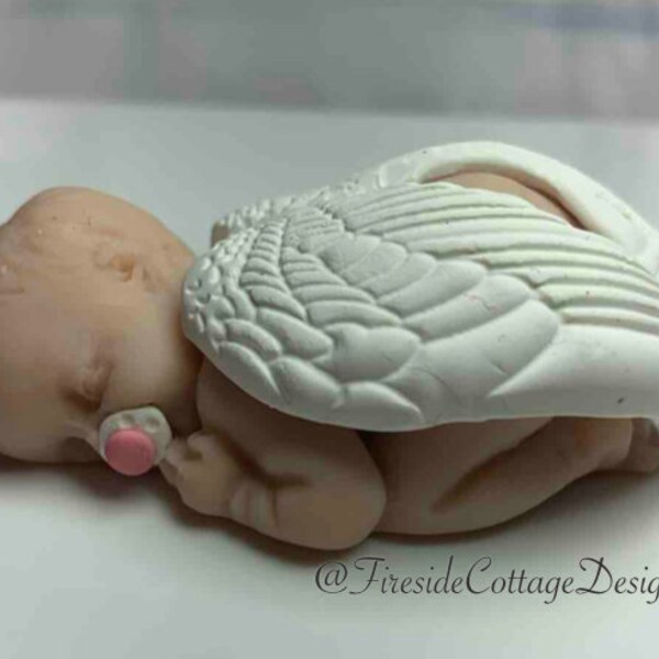 Polymer Clay Angel Etsy