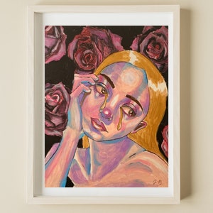 Sad Girl Print