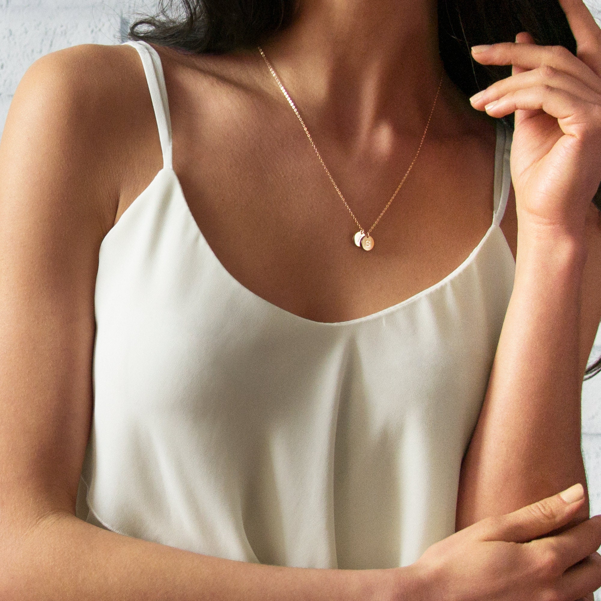 Custom Initial Necklace Mothers Day 
