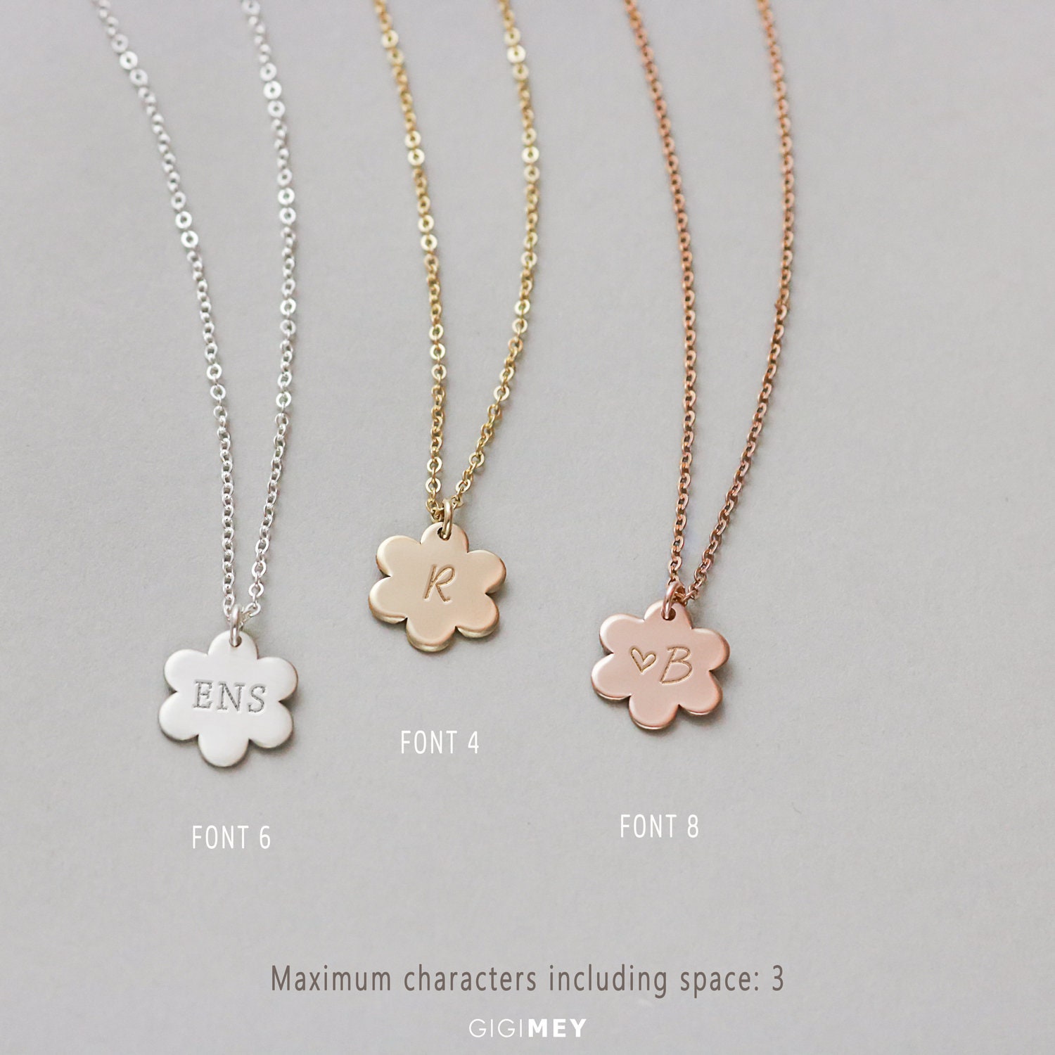 Custom flower necklace flower girl necklace toddler girl Etsy