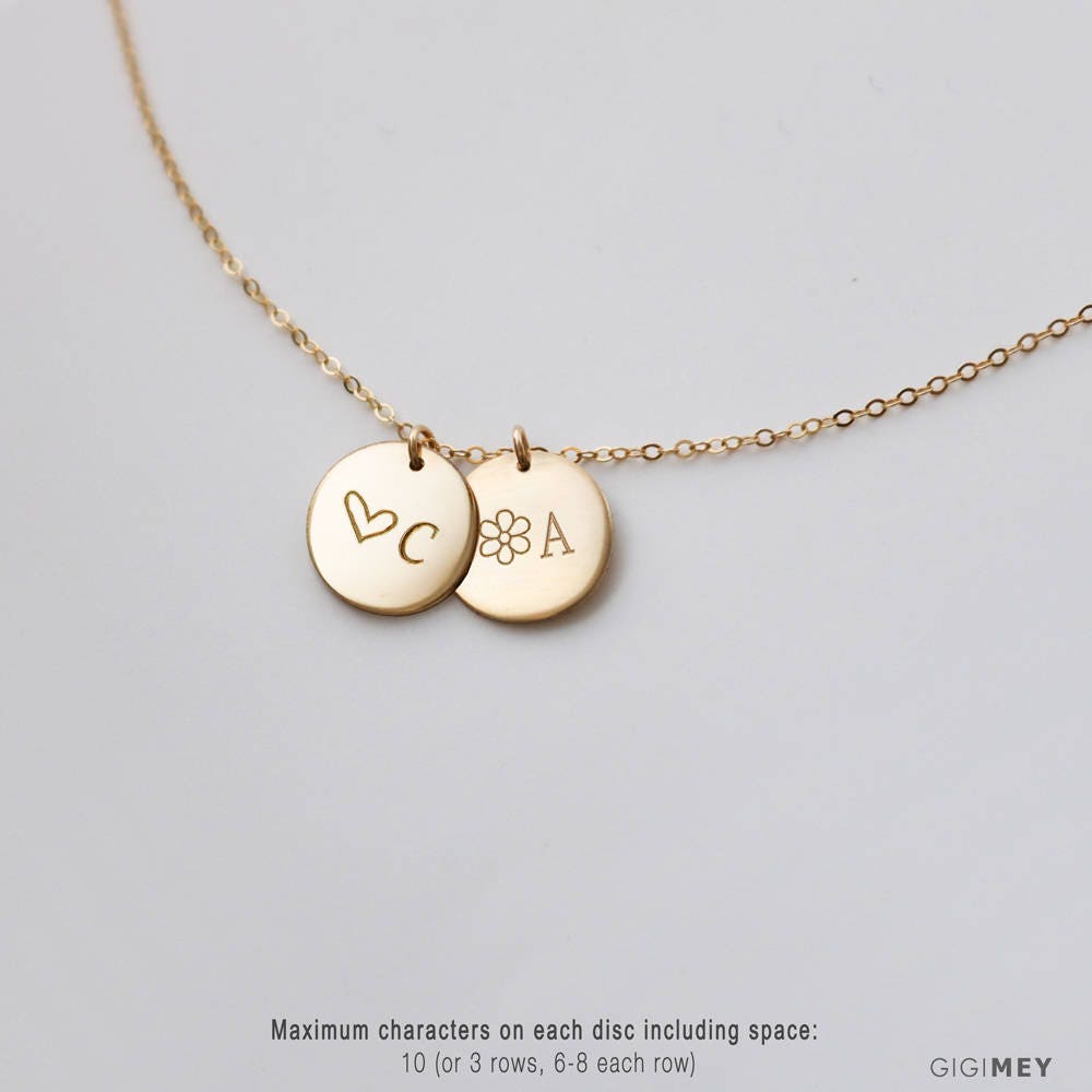 Family Name Necklace Family Initial 