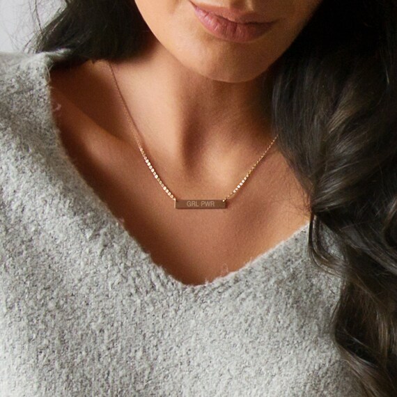 Girl Power Necklace Female is Future La 