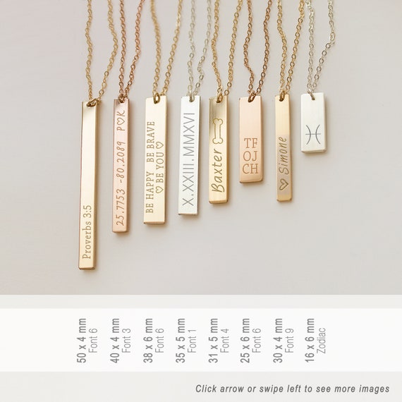 Custom Engraved Sterling Silver Necklace | Personalized Layered Pendants