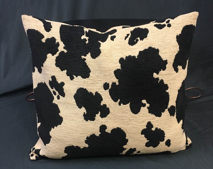 Cow Print Pillow Pillow Cover 14 X 14 Pillow Cover Cushion Etsy