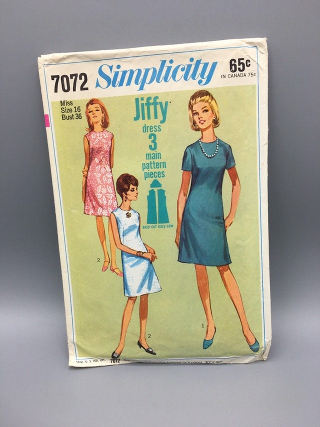 vintage dress size 16