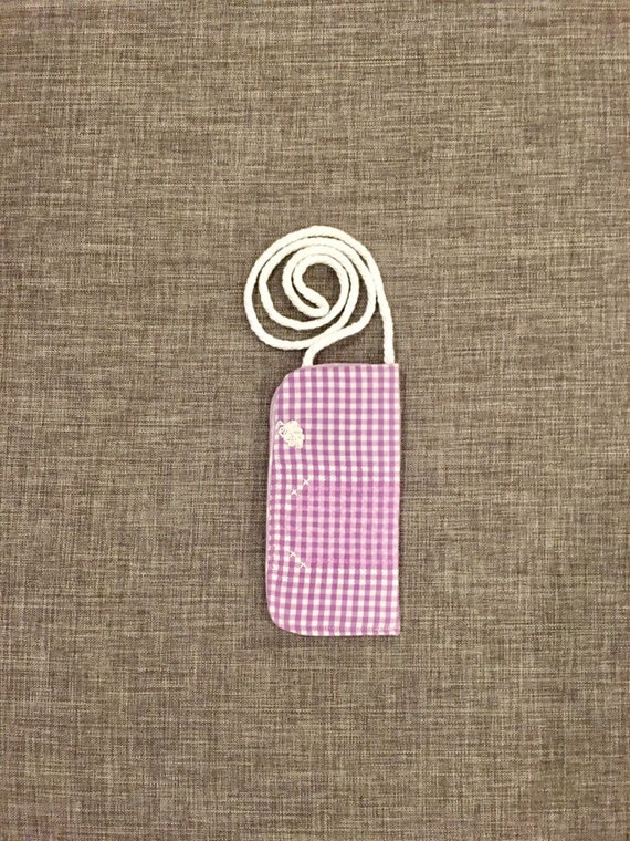 Hanging eyeglass case or glasses necklace, gift idea for Mother's Day, grandma, knitting or crafting, keeps glasses handy Il_570xn