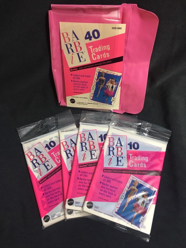 barbie trading cards value