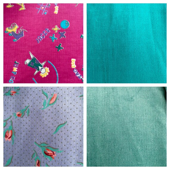 Corduroy fabric by the 1/2 yard, vintage fabric, sewing, crafting, bean bags, kids overalls Il_570xn