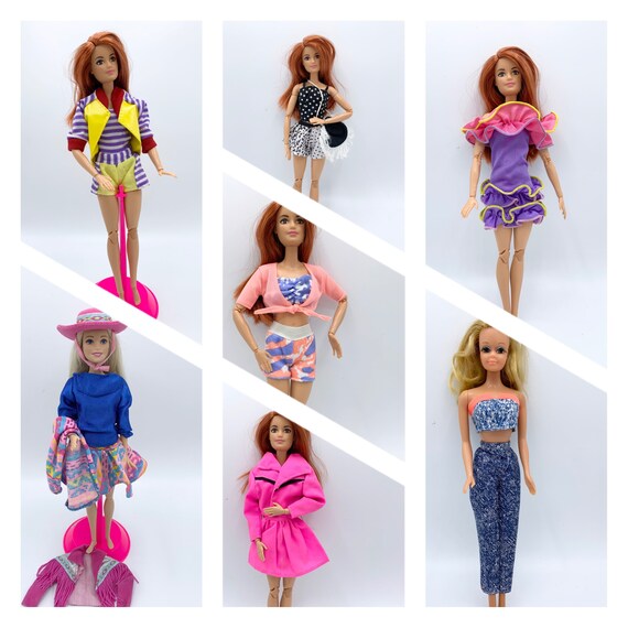 Vintage Barbie Fashions from 1980’s and 1990’s, Barbie Mattel clothes