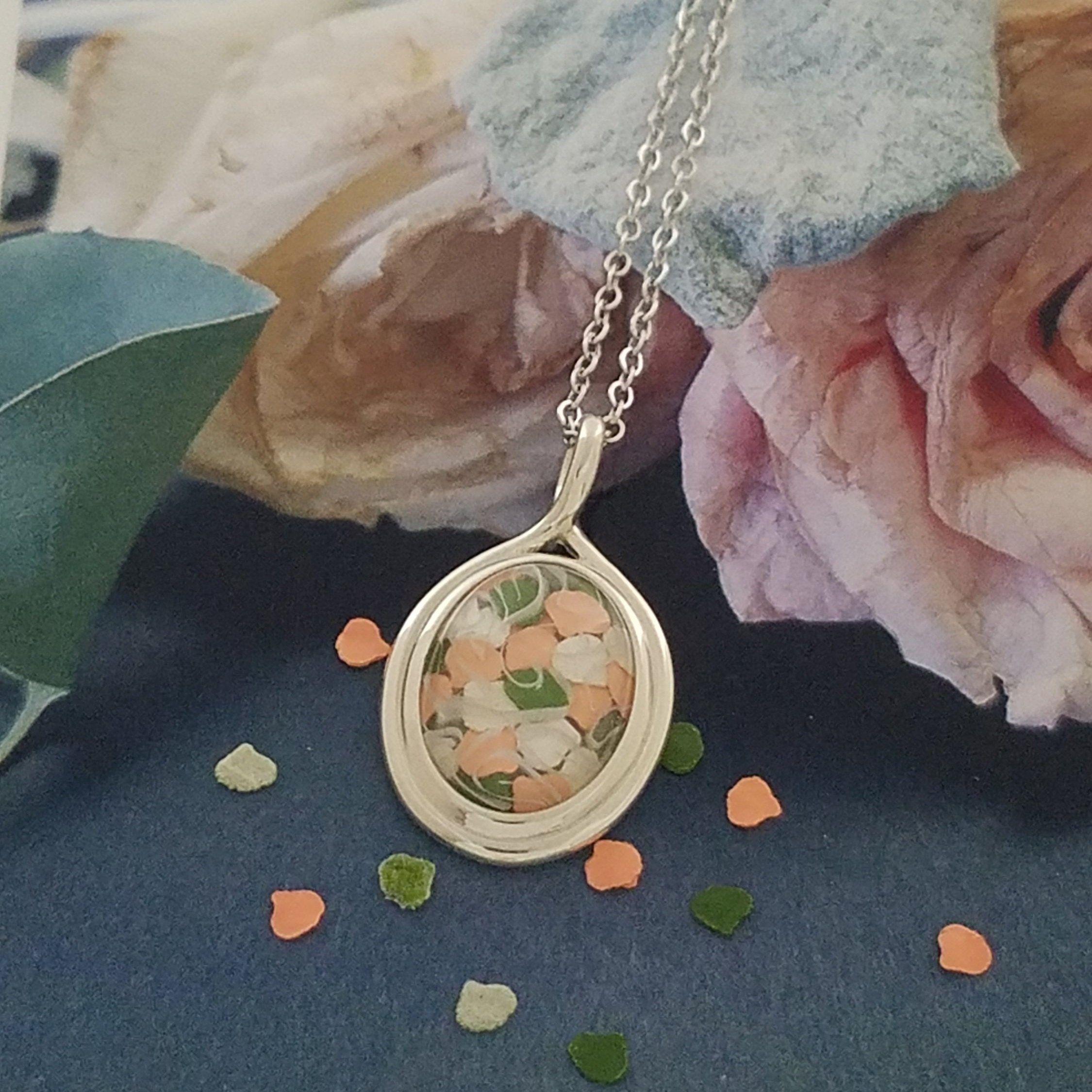 Flower Petal Jewelry Keepsake Jewelry Memorial Jewelry Etsy