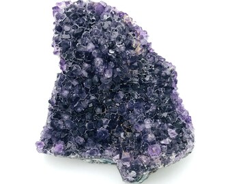 AMETHYST Crystal Geode Large Premium Quality Purple Uruguay Amethyst Gem Display Specimen LGA26