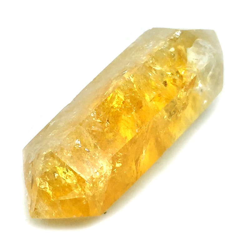 Brazil Citrine Point Double Terminated Crystal Random Selection FREE USA SHIPPING image 3