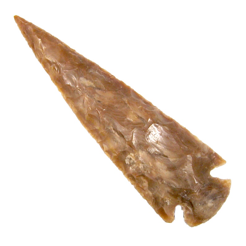 1 Spearhead Authentic Hand Crafted Agate Stone Spear Head Randomly Selected FREE USA SHIPPING image 4