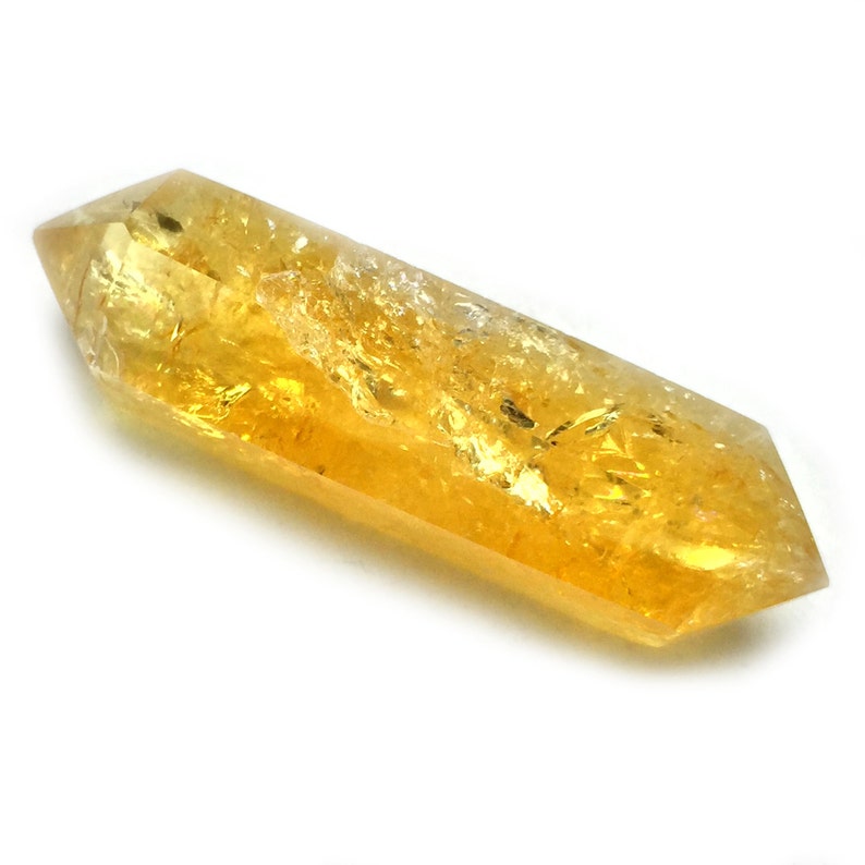 Brazil Citrine Point Double Terminated Crystal Random Selection FREE USA SHIPPING image 1