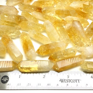 Brazil Citrine Point Double Terminated Crystal Random Selection FREE USA SHIPPING image 5
