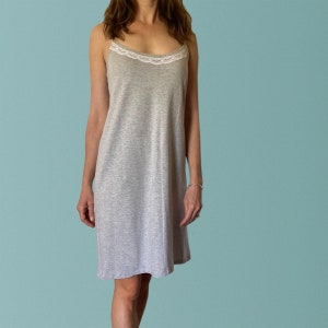 Cocos Organic Cotton Slip - Light grey marle