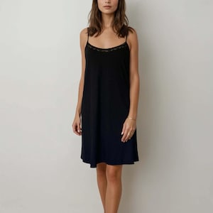Cocos Organic Cotton Slip - Black