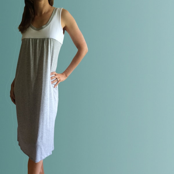 Corfu - Organic cotton nightgown made in Australia