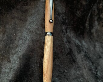 Slimline ballpoint handturned wooden  pen