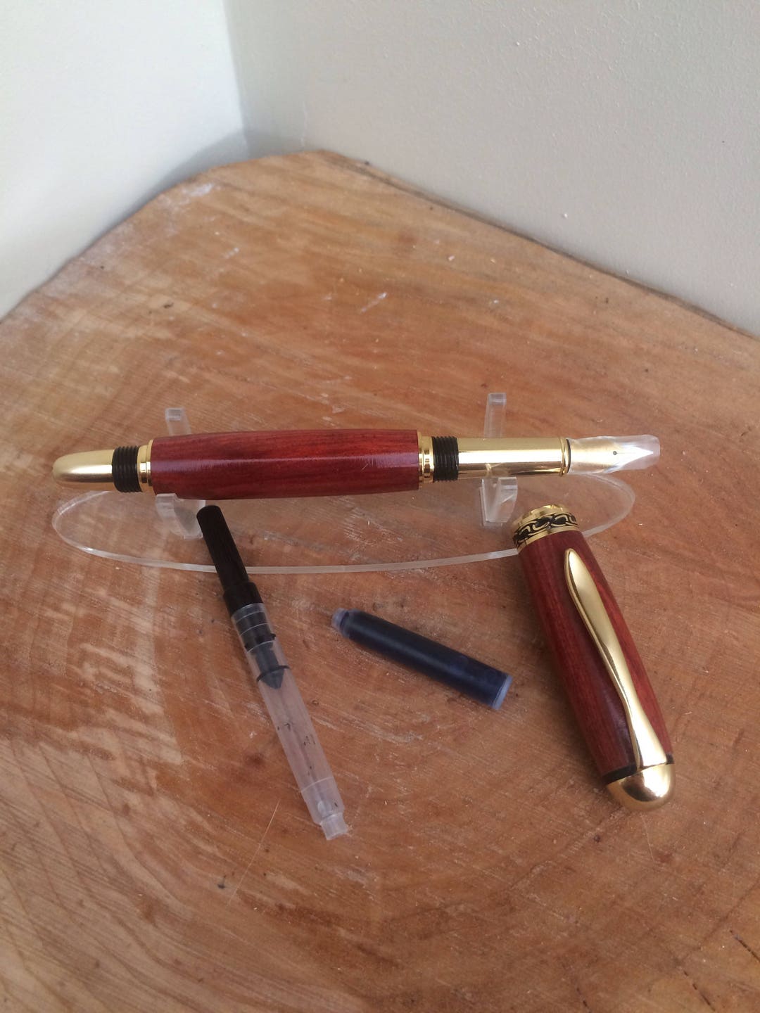 Bespoke Handturned Sedona Wood Fountain Pen Stunning Gift Etsy UK