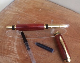Bespoke handturned sedona wood fountain pen stunning gift