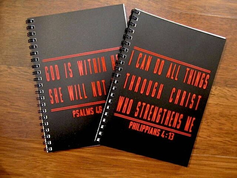 Workout Journal Faith Red Workout Log Book 5x7 Fit Gift