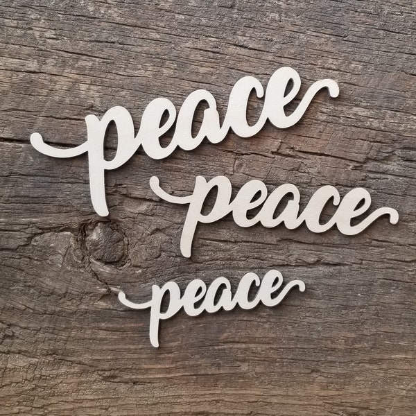 Laser Cut Words Etsy